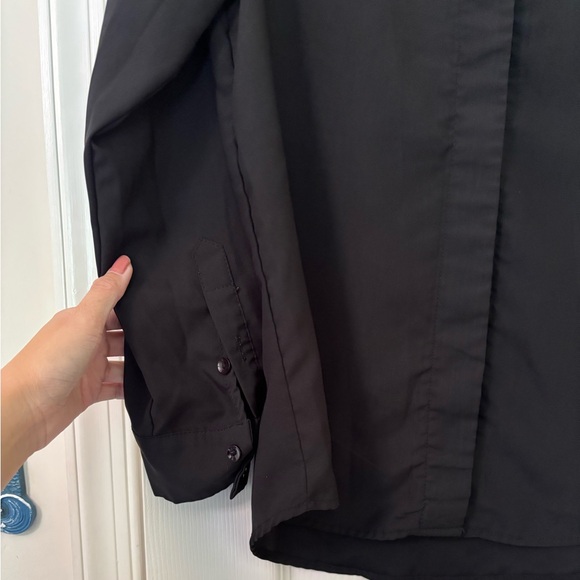 Eileen Fisher V Neck Button Up Blouse - Picture 4 of 5